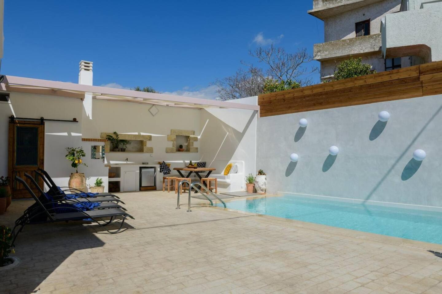 Chrisanthi Elegant Villa Pitsidia Exteriér fotografie