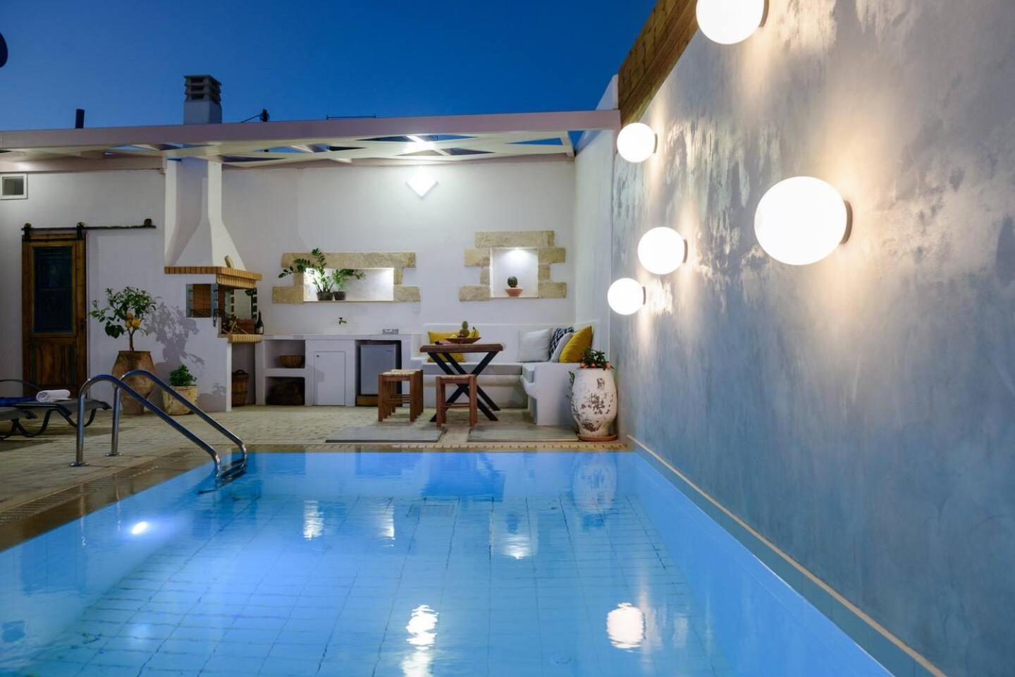 Chrisanthi Elegant Villa Pitsidia Exteriér fotografie